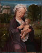 adriaen-isenbrant-1551-处女和儿童艺术印刷精美的艺术复制品-墙-艺术-id-a7zfx7v9t