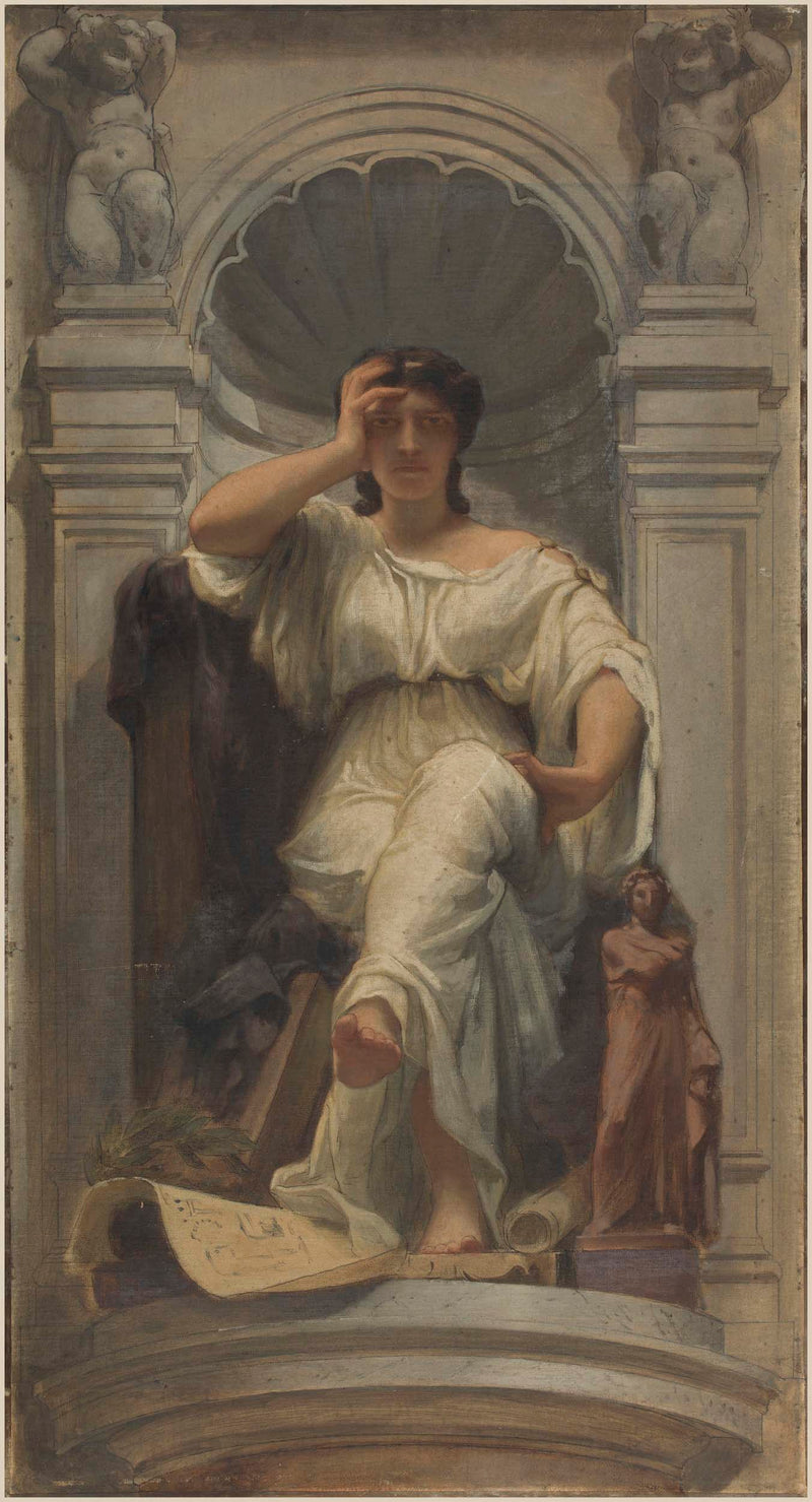 charles-louis-lucien-muller-1864-sketch-for-the-denon-pavilion-dome-at-the-louvre-the-thought-or-architecture-art-print-fine-art-reproduction-wall-art