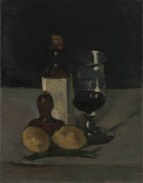 ポール・セザンヌ-1867-ボトルグラスとレモンのある静物-アートプリント-ファインアート-複製-ウォールアート-id-a82mga7eh