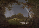 Džozefs Raits no Derbijas ainavas ar varavīksnes mākslas izdruku-fine-art-reproduction-wall-art-id-a8331php9