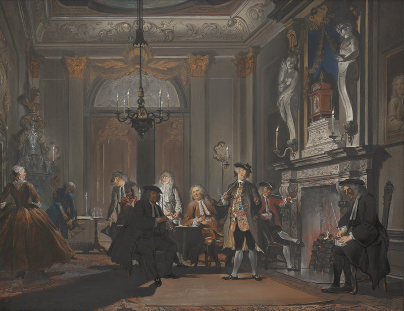 cornelis-troost-1740-no-one-spoke-for-no-one-was-speaking-art-print-fine-art-reproduction-wall-art-id-a83gllj88