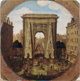 ecole-francaise-1680-the-porte-saint-denis-stampa-d'arte-riproduzione-d'arte-wall-art
