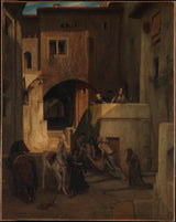 alexandre-gabriel-decamps-1853-the-good-samaritan-art-print-fine-art-reproductie-wall-art-id-a84fgszp8