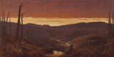 Sanford-Robinson-Gifford-1861-twilight-in-the-Catskill-Art-print-fine-art-reprodukčnej-wall-art-id-a84lwg8ju