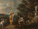jan-mijtens-1640-一對年輕夫婦的雙肖像作為格拉尼達和戴菲洛藝術印刷品美術複製品牆藝術 id-a85lh7h55