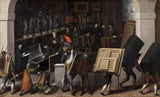 弗朗索瓦·佈內爾年輕的 1590 年沒收畫家工作室藝術印刷品美術複製品牆藝術 id-a862eu4tk 的內容