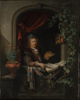 gerrit-dou-1665-zelfportret-art-print-fine-art-reproductie-wall-art-id-a87vbiqcc
