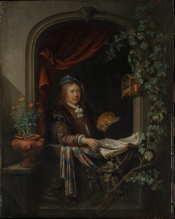 gerrit-dou-1665-self-portrait-art-print-fine-art-reproduction-wall-art-id-a87vbiqcc