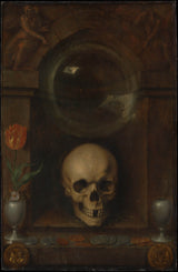 jacques-de-gheyn-ii-1603-vanitas-bodegon-impressió d'art-reproducció-de-belles-arts-wall-art-id-a87xe0oy1
