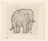 leo-gestel-1891-elefante-arte-impressão-reprodução-de-finas-artes-arte-de-parede-id-a88nkl0p3