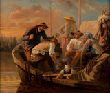 american-river-boatmen-s-noonday-meal-art-print-fine-art-reprodukcja-wall-art-id-a89lhqm5i