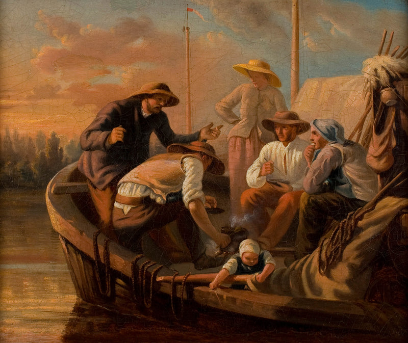 american-river-boatmen-s-noonday-meal-art-print-fine-art-reproduction-wall-art-id-a89lhqm5i