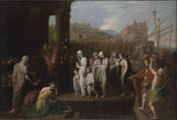 本杰明·韦斯特1768-阿格里皮纳着灰烬的灰熊在德意志联邦共和国着陆的艺术打印精美艺术复制品墙艺术ID-a8aae3q01