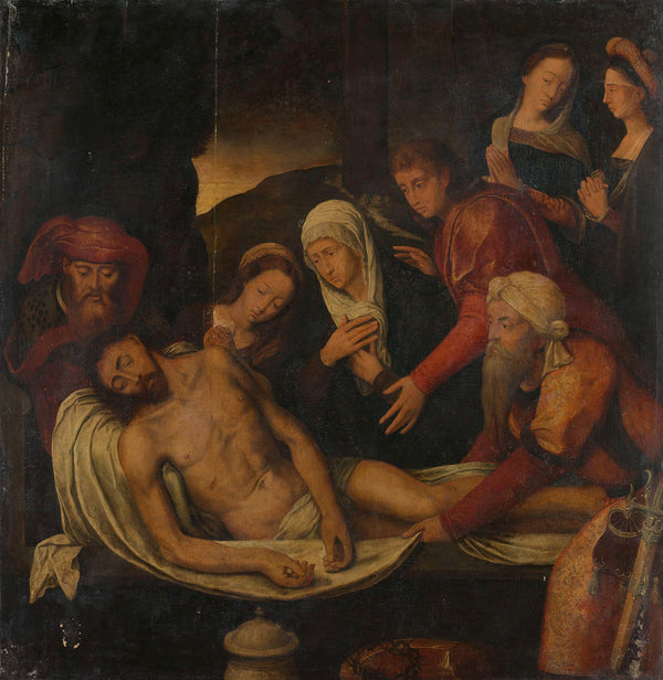 unknown-1550-entombment-of-christ-with-joseph-of-arimathea-art-print-fine-art-reproduction-wall-art-id-a8aftbqd9