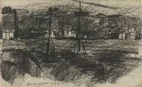 乔治·亨德里克·布雷特纳1867年-达姆拉克在夜间艺术印刷精美的艺术复制品墙壁艺术ID A8C4LZUQ