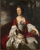 約翰-辛格爾頓-科普利-1763-杰拉斯梅爾-鮑爾斯夫人-藝術印刷-美術複製品-牆藝術-id-a8cayemec