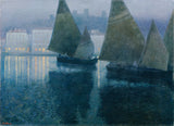 hans-wilt-1901-moonlit-night-in-an-istrian-port-art-ebipụta-fine-art-mmeputa-wall-art-id-a8cgjt7np