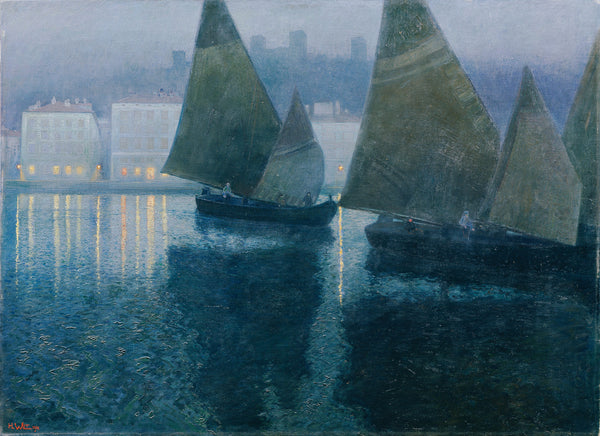hans-wilt-1901-moonlit-night-in-an-istrian-port-art-print-fine-art-reproduction-wall-art-id-a8cgjt7np
