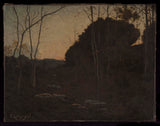 henri-joseph-harpignies-1866-glade-in-the-forest-fontainebleau-stampa-d'arte-riproduzione-d'arte-arte da parete