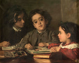 阿爾弗雷德-dehodencq-1872-親密肖像藝術印刷美術複製品牆藝術