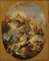 giovanni-battleista-tiepolo-1760-апофеоз-іспанської-монархії-мистецтва-друку-образотворче-відтворення-стіна-арт-id-a8h688oa9