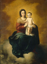 Bartolome-Esteban-Murillo-1660-virgin-and-child-art-print-fine-art-reprodukčnej-wall-art-id-a8iaumrap