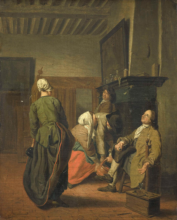 jan-josef-horemans-ii-1740-a-merry-party-art-print-fine-art-reproduction-wall-art-id-a8jutpz0z