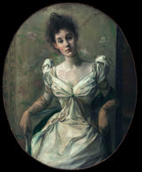 jacques-emile-blanche-1888-chân dung-của-madame-abel-hermant-nghệ thuật-in-mỹ thuật-tái sản xuất-tường-nghệ thuật