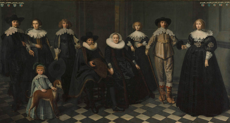 dirck-dircksz-van-santvoort-1634-portrait-of-the-family-of-dirck-bas-jacobsz-burgomaster-art-print-fine-art-reproduction-wall-art-id-a8l6nv668