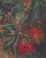 friedrich-radler-1929-blommande-kaktuskonst-tryck-finkonst-reproduktion-väggkonst-id-a8l8mjno9