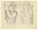 leo-gestel-1891-sketch-journal-com-dois-estudos-de-papelaria-impressão-arte-reprodução-de-finas-artes-arte-de-parede-id-a8lr9pt0p