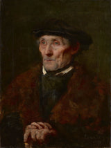 克莱门汀·冯·瓦格纳（Clementine-von-Wagner）1898年的肖像，一个老人艺术打印精美的艺术复制品墙艺术ID A8lyfgo3q