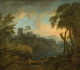 大卫·里希特·达·1735理想的风景晚上艺术打印精细艺术再现墙艺术id a8ocoo6nu