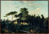jean-houel-1800-le-cèdre-du-liban-le-jardin-des-plantes-art-print-fine-art-reproduction-wall-art