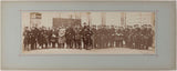 andre-adolphe-eugene-disderi-1870-panoramagrupp-av-soldater-porträtt-konst-tryck-fin-konst-reproduktion-vägg-konst