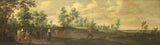 pieter-meulener-1645-maastik-tantsiva paariga-kunstiprint-kujutava kunsti-reproduktsioon-seinakunst-id-a8qn8qf57