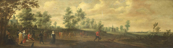 pieter-meulener-1645-landscape-with-a-dancing-couple-art-print-fine-art-reproduction-wall-art-id-a8qn8qf57