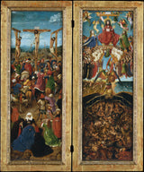 jan-van-eyck-1440-ukrzyżowanie-ostateczny-sąd-sztuka-druk-reprodukcja-dzieł sztuki-ścienna-id-a8rl4xpjt