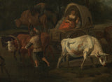Francesco-zuccarelli-1760-the-bullock-cart-art-print-fine-art-reproduction-wall-id-a8rtiw109