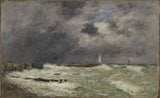 eugene-boudin-1896-nevihta-pred-frascati-le-havre-umetniški-tisk-lepe-umetniške-reprodukcije-stenske-umetnosti