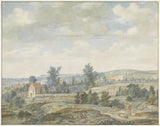 aert-schouman-1776-全景图-靠近阿纳姆的艺术印刷精美的艺术复制品-墙-艺术-id-a8uf4qmz7