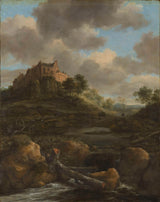 雅各布·伊萨克斯·范·鲁伊斯戴尔1650本特海姆城堡艺术印刷精美的艺术复制品墙艺术ID A8UKRSJEE