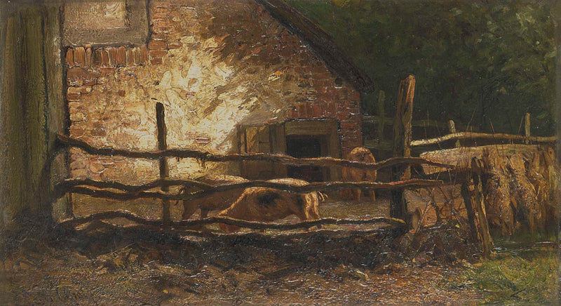 louis-apol-1870-pigs-in-a-sty-art-print-fine-art-reproduction-wall-art-id-a8wr5u2dx