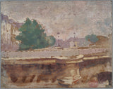 ernest-jules-renoux-1863-párizs-a-pont-neuf-art-print-fine-art-reproduction-wall-art