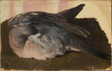 Ferdinand-von-Wright-1873-studie-of-sove-wood-due-art-print-fine-art-gjengivelse-vegg-art-id-a8xsbgren