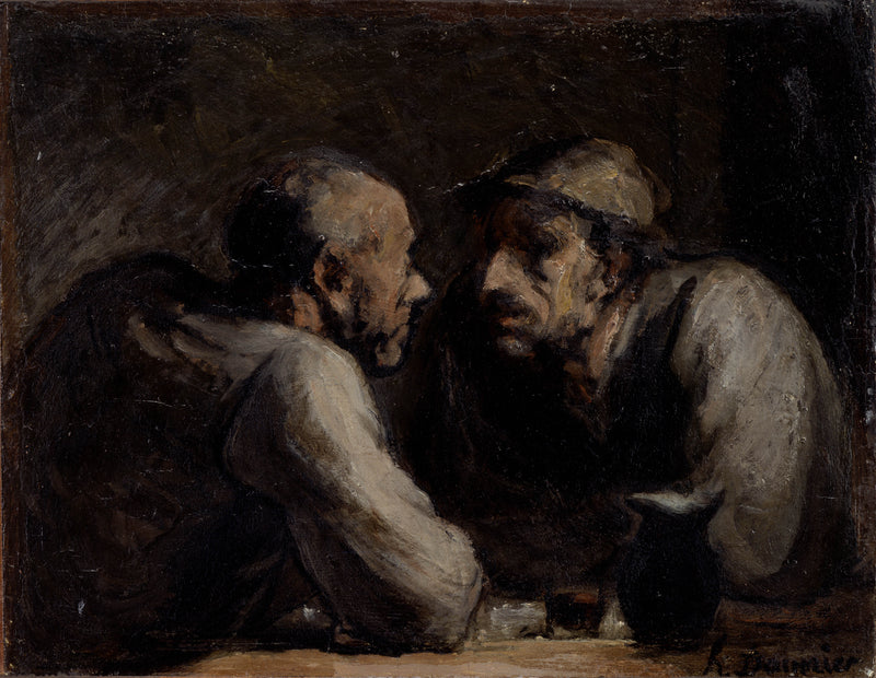 honore-daumier-1858-two-drinkers-the-two-drinkers-art-print-fine-art-reproduction-wall-art-id-a8xyv07si