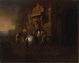 William-rimmer-1857-horses-at-a-fontana-stampa-d'arte-riproduzione-d'arte-wall-art-id-a8ybiivol