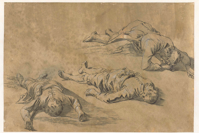 leonaert-bramer-1606-study-sheet-with-sketches-of-three-men-lying-art-print-fine-art-reproduction-wall-art-id-a8zcrmrpa