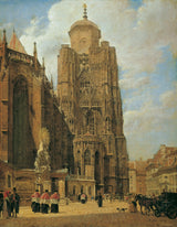 jakob-alt-1850-st-stephens-katedraal-in-weense-kunsdruk-fynkuns-reproduksie-muurkuns-id-a8ztl6rel