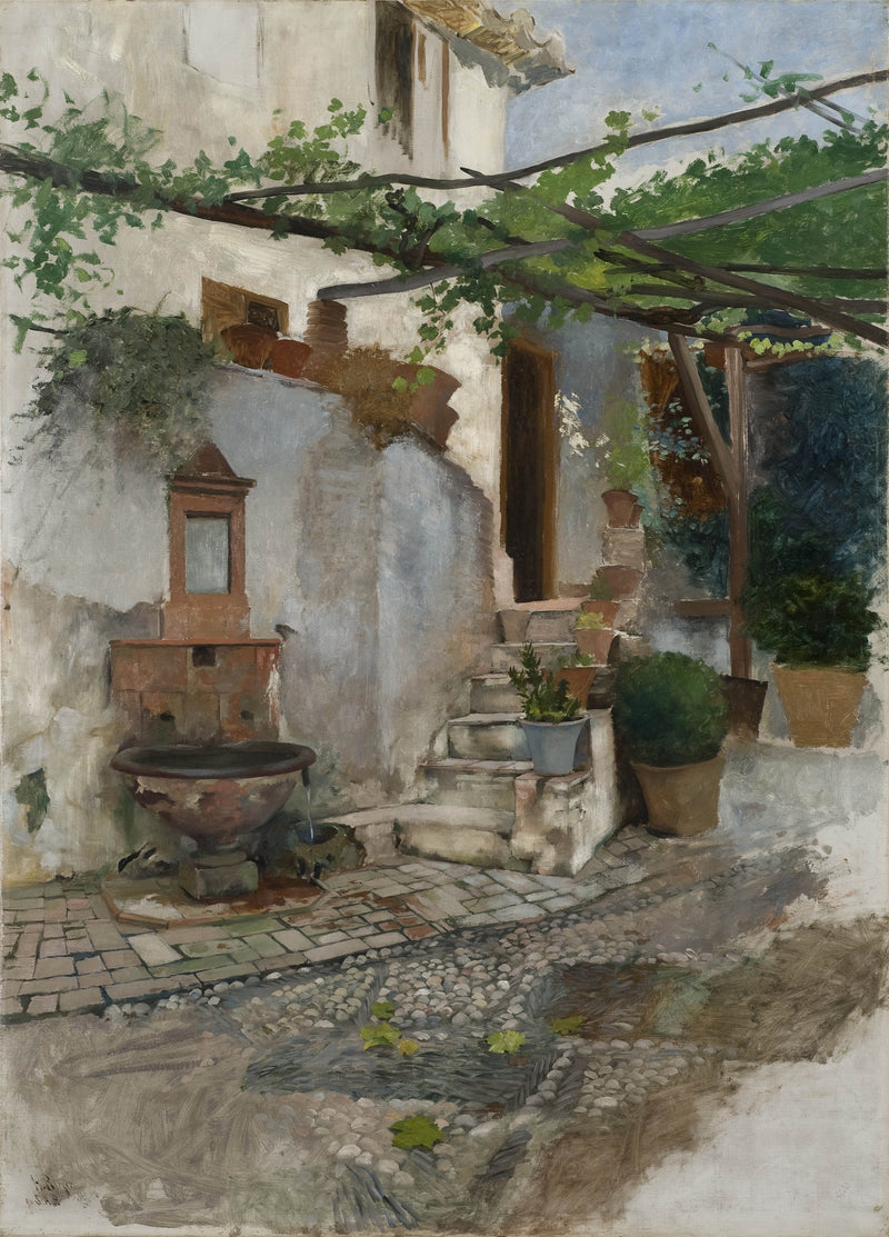 hugo-birger-farm-interior-from-the-south-of-spain-art-print-fine-art-reproduction-wall-art-id-a907hsqr8